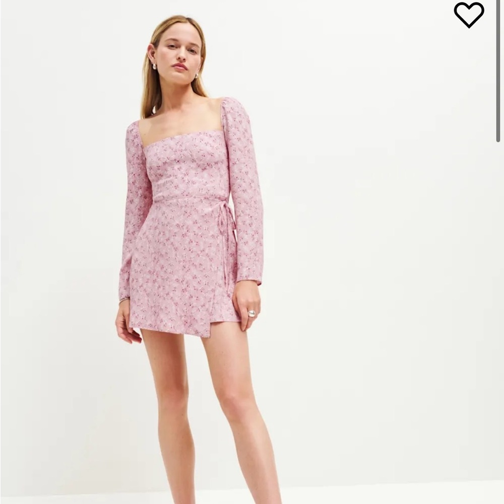 Reformation Rosalie Dress Baby's Breath - Size 6